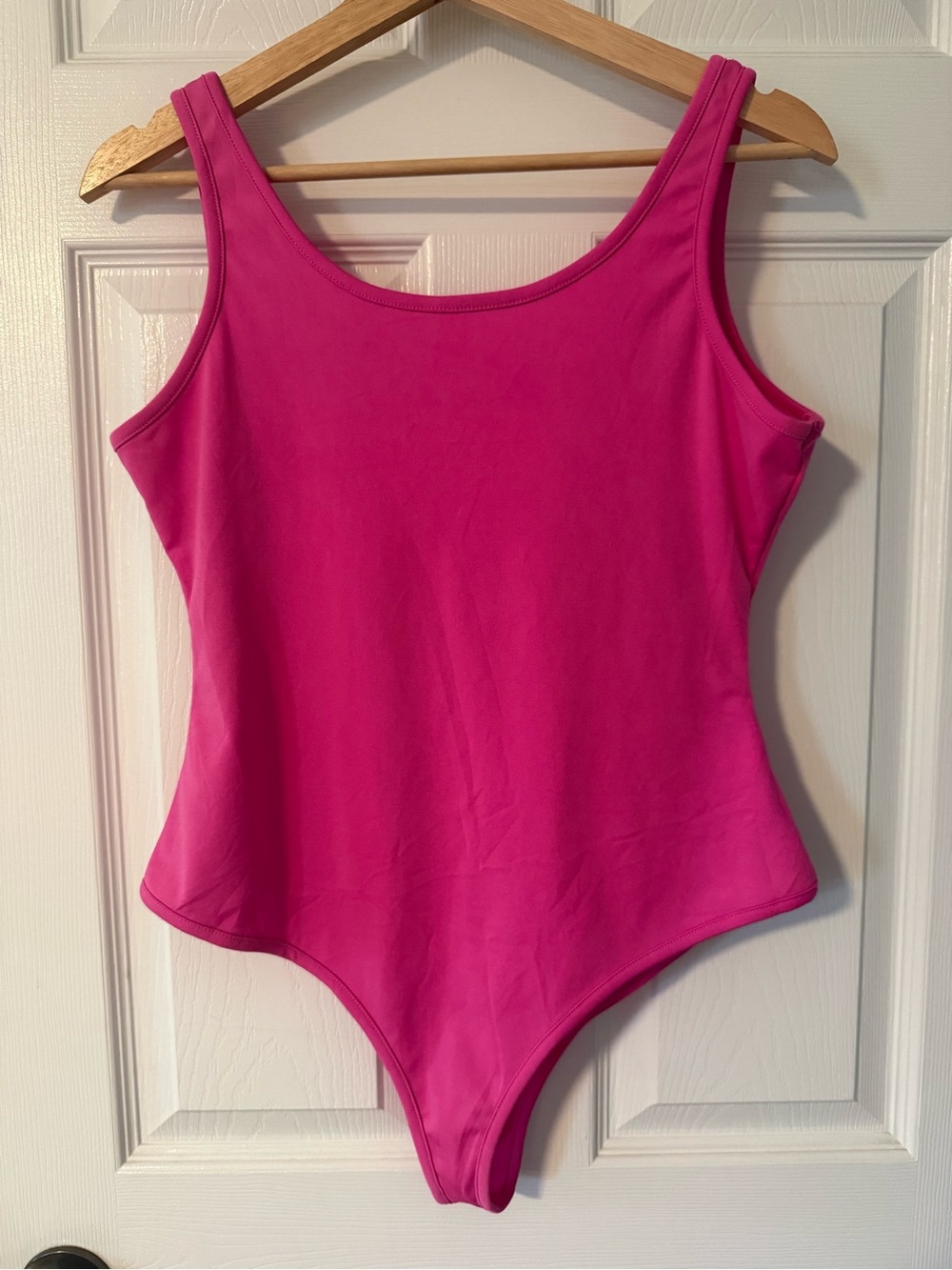 3/$15 Ladies Hot Pink One-Piece body suit